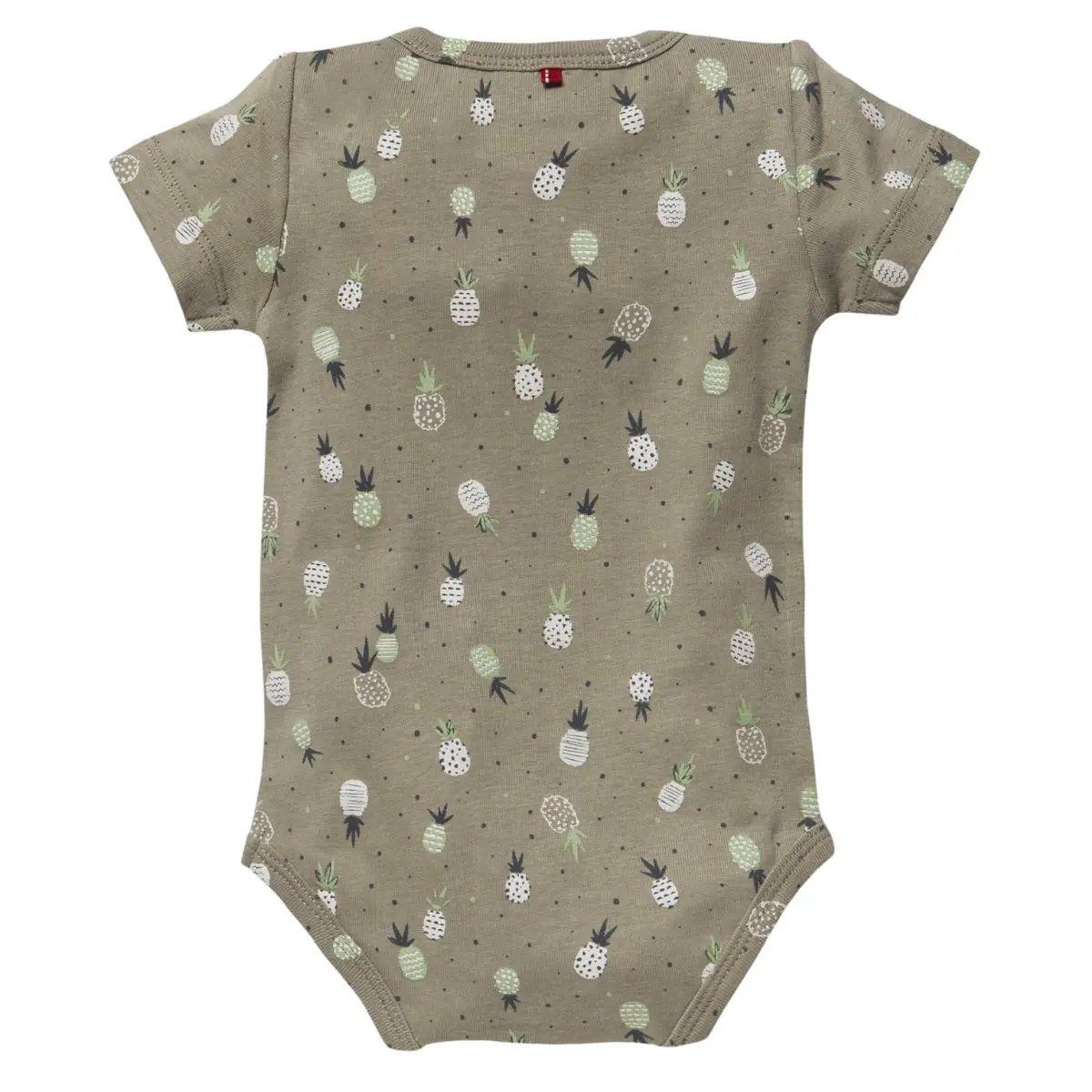 People wear organic Kurzarmbody grün mit Ananasprint
