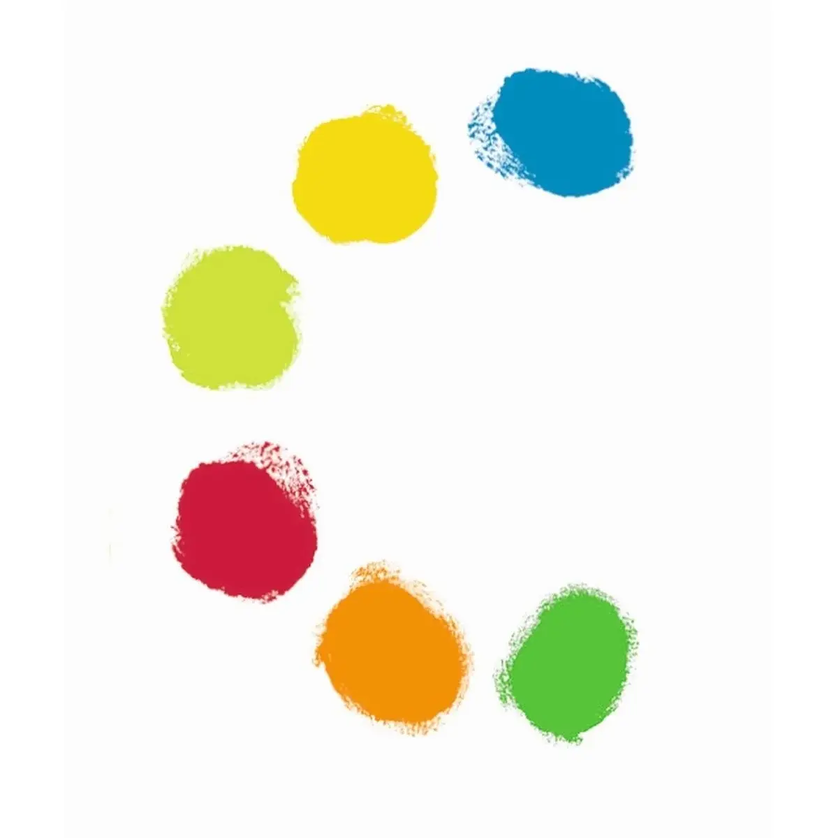 Djeco 6 Tuben Fingerfarbe